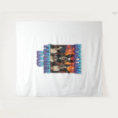 Boston Terrier Wandkleed (Voorkant (horizontaal))