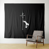 Boston Terrier Wandkleed (In Situ (horizontaal))