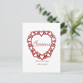 Boston Terrier Ware Liefde Briefkaart (Staand voorkant)