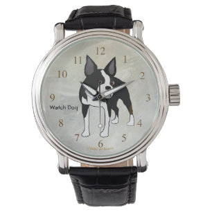 Boston Terrier Watch Dog Horloge