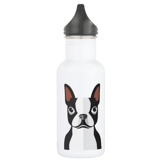 Boston Terrier Water Bottle Waterfles (Links)