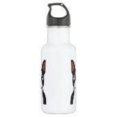 Boston Terrier Water Bottle Waterfles (Achterkant)