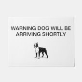 Boston Terrier Welcome Mat (Voorkant)