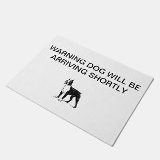 Boston Terrier Welcome Mat