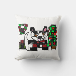 Boston Terrier winter Kussen