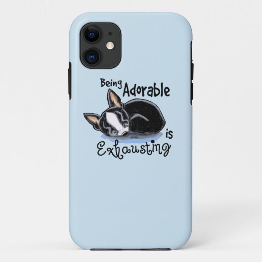 Boston Terrier wordt Schattig Case-Mate iPhone Case (Achterkant)