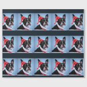 Boston Terrier Wrapping Paper Cadeaupapier (Vlak)