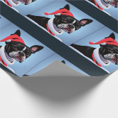 Boston Terrier Wrapping Paper Cadeaupapier (Hoek)