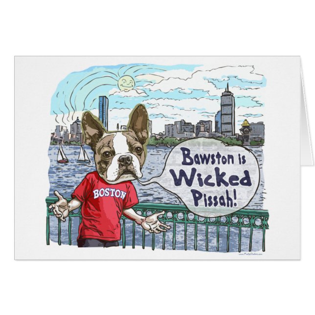Boston Terrier Wyed Pissah Gear (Voorkant Horizontaal)