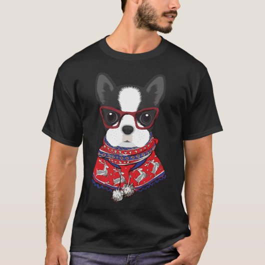 Boston Terrier Xmas Sweaters (Voorkant)