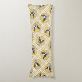 Boston Terrier Zwart-wit schilderij Hondenkunst Lichaamskussen (Voorkant Verticaal)