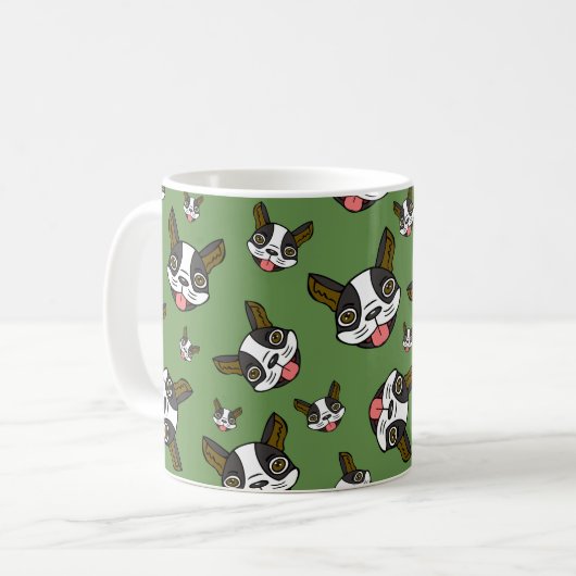 Boston Terriers #15 Koffiemok (Voorkant links)