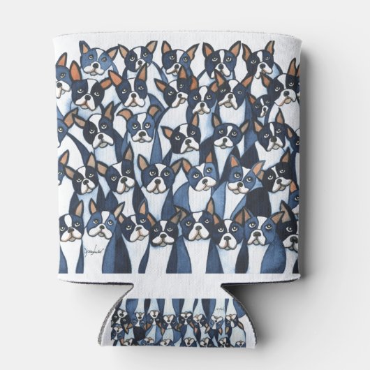 Boston Terriers Blikjeskoeler (Achterkant)