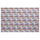 Boston Terriers Candy Cane Santa Kerstman Stof (Fat Quarter)