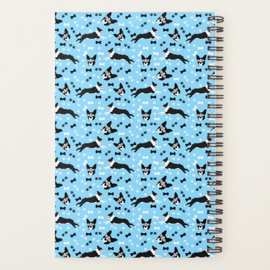 Boston Terriers Cute Fun Calendar Planner (Achterkant)