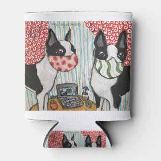 Boston Terriers in Quarantine Blikjeskoeler