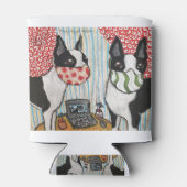 Boston Terriers in Quarantine Blikjeskoeler (Achterkant)
