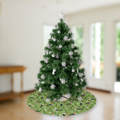 Boston Terriers Kerstkerstkerstkerstkerstfeestdag Kerstboom Rok