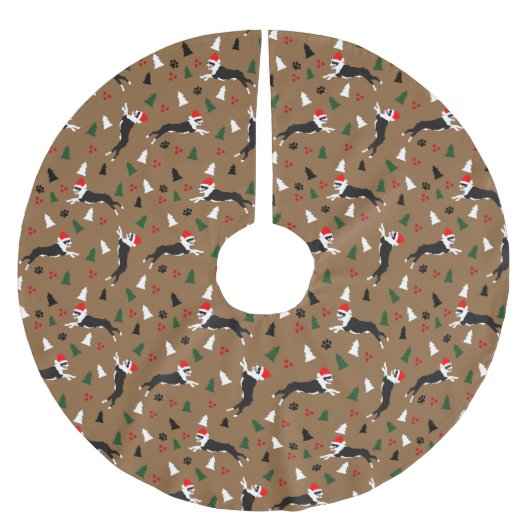 Boston Terriers Kerstkerstkerstkerstkerstkerstkers Kerstboom Rok (Voorkant)