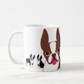 Boston Terriers Koffiemok (Links)