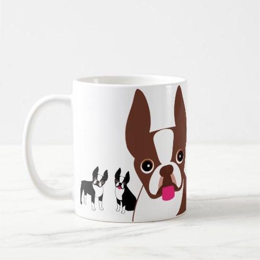 Boston Terriers Koffiemok (Links)