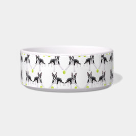 Boston Terriers Love Tennis Balls Pet Bowl Voerbakje