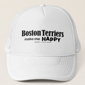 Boston Terriers maken me gelukkig Trucker Pet