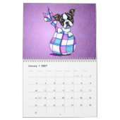 Boston Terriers Off-Leash Art™ Vol 1 Kalender (Jan 2027)