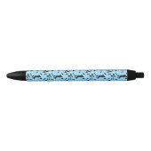 Boston Terriers Pattern Black Ink Pen (Voorkant)
