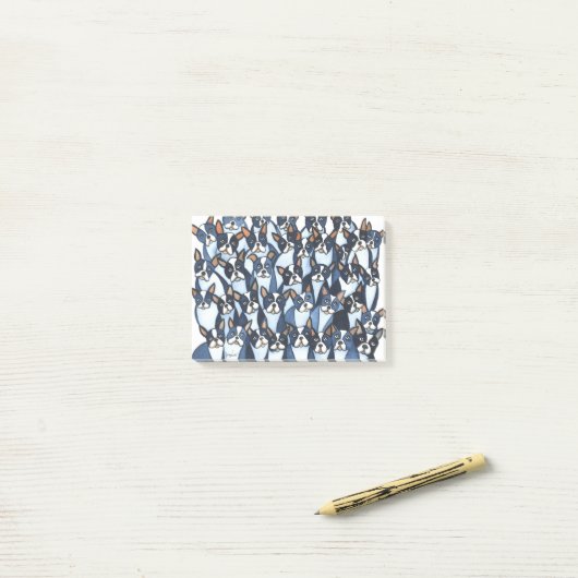 Boston Terriers Post-it® Notes (Op bureau)