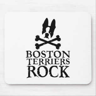 Boston Terriers Rock Muismat