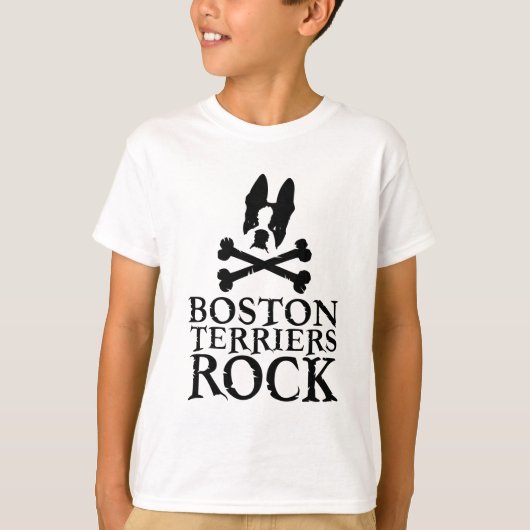Boston Terriers Rock T-shirt (Voorkant)