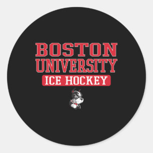 Boston Terriers Vintage Team IJshockey - Neutraal Ronde Sticker