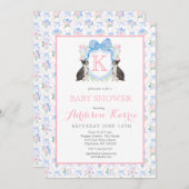 Boston Terrior Dog Crest Baby shower Uitnodiging (Voorkant / Achterkant)