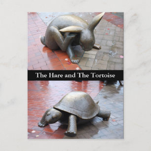 Boston - The Hare and The Tortoise Briefkaart