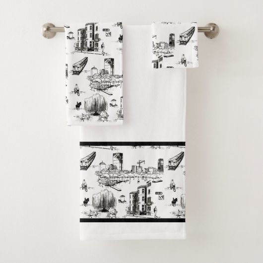 Boston Toile Bad Handdoek (Insitu)
