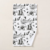 Boston Toile Bad Handdoek (Handdoek)
