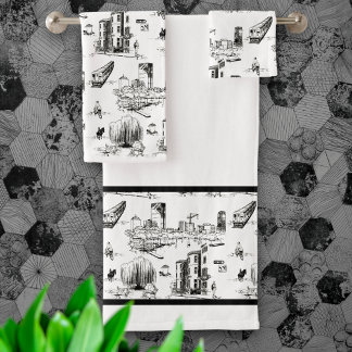 Boston Toile Bad Handdoek