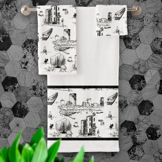 Boston Toile Bad Handdoek