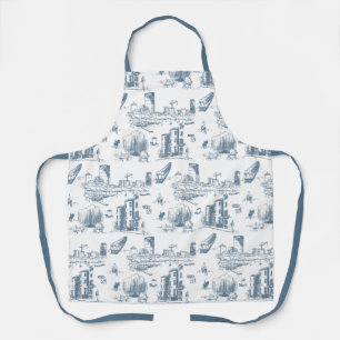 Boston Toile Blue Schort
