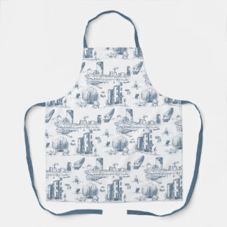 Boston Toile Blue Schort