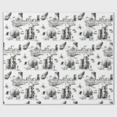 Boston Toile Cadeaupapier (Vlak)