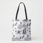 Boston Toile Canvas tas (Voorkant)
