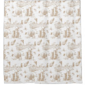 Boston Toile Douchegordijn (Voorkant)