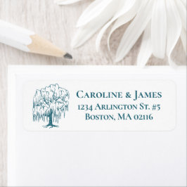 Boston Toile (jubileumeditie) blauw/wit Etiket