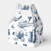 Boston Toile Navy Bedankdoosjes (Achterkant)