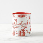 Boston Toile Red Mok (Midden)
