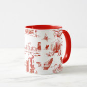 Boston Toile Red Mok (Voorkant rechts)