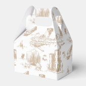 Boston Toile Tan and White Bedankdoosjes (Achterkant)