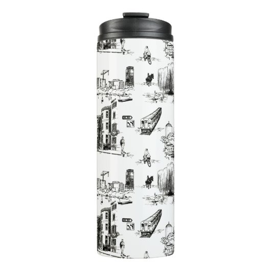 Boston Toile Thermosbeker (Voorkant)